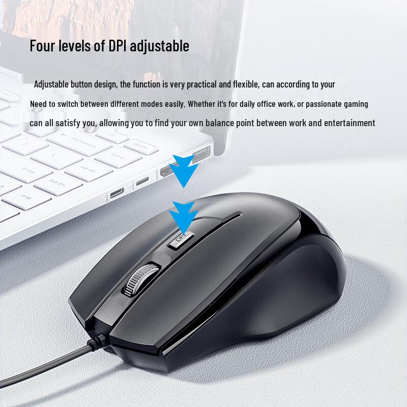 HP Wired USB Office Mouse Series