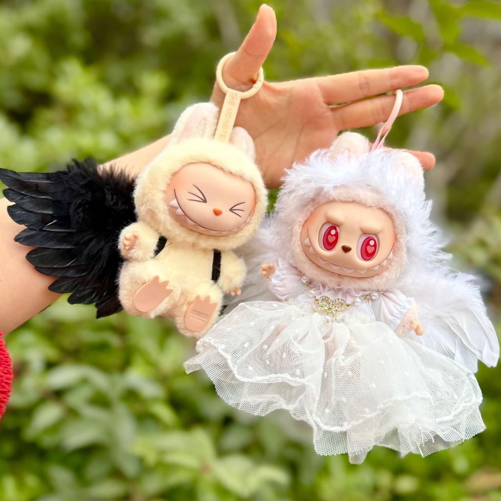 Clothes only - 1st and 2nd generation Lafufu clothes pendant party doll clothes angel feather wings