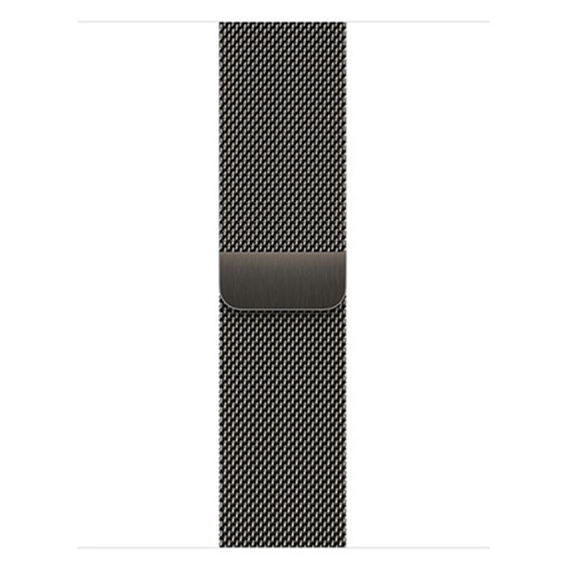 

KALEBOL KLB-ML-001 Strap for Apple Watch Series 10 42mm/9 8 7 41mm/SE (2023) SE (2022) SE 6 5 4 40mm/3 2 1 38mm Milanese Metal Watch Band Silver