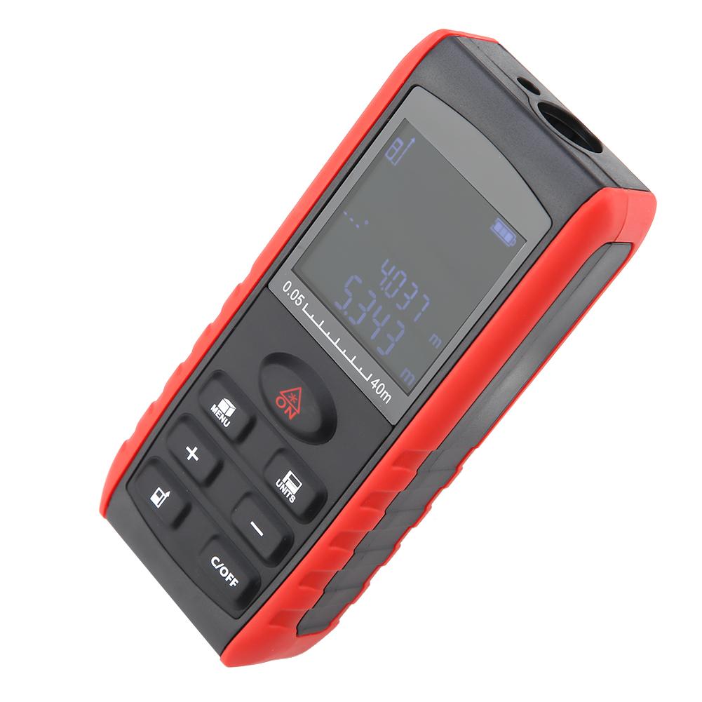 KXL E Digital Handheld Laser Distance Meter Range Finder Measure Diastimeter (E40)