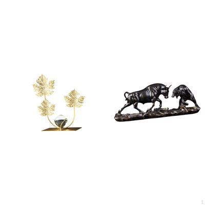 Modern Home Decor Collectibles Sculpture Bull Figurine Feng Shui Bear And Statue Bedroom