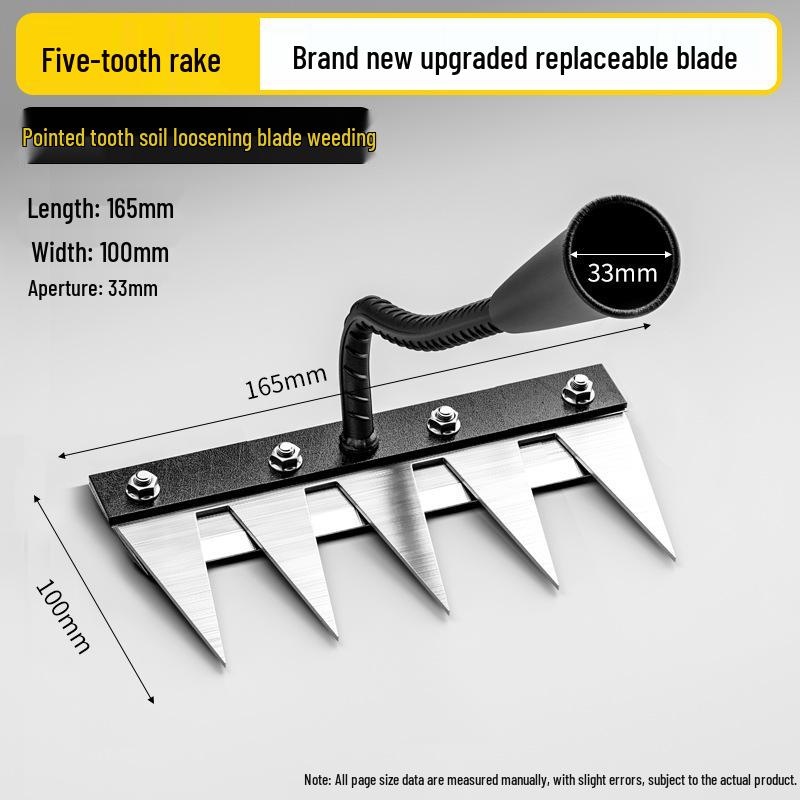 Manganese Steel Multifunctional Weeding Hoe and Rake Set