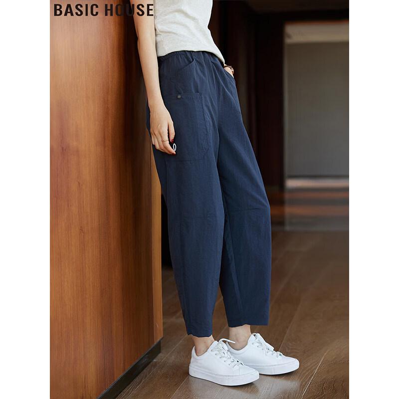 

Basic House Women s Ice Silk Quick-Dry Cargo Cropped Pants 2XL