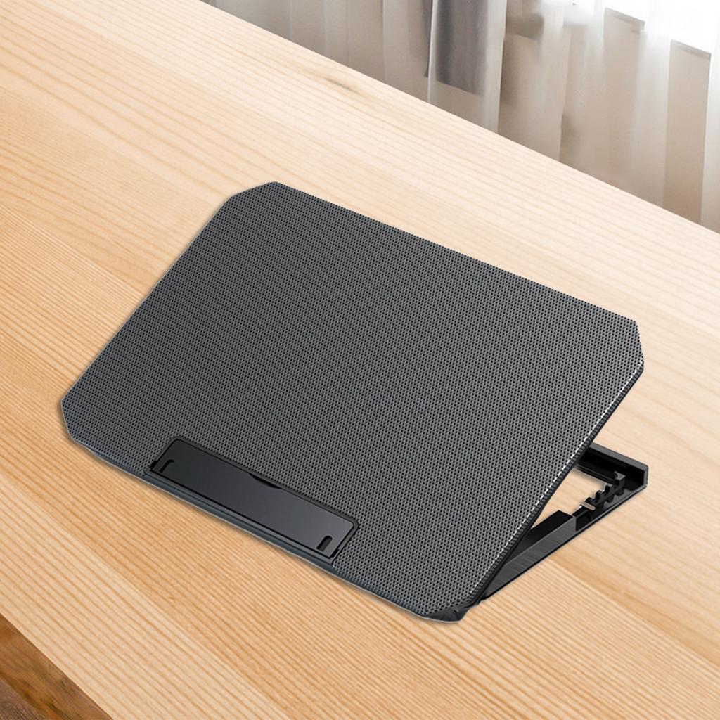 Foldable Cooling Pad For Laptop With Double Fan And 2 USB Port Height Adjustable Ergonomic Laptop Holder Tablets Stand