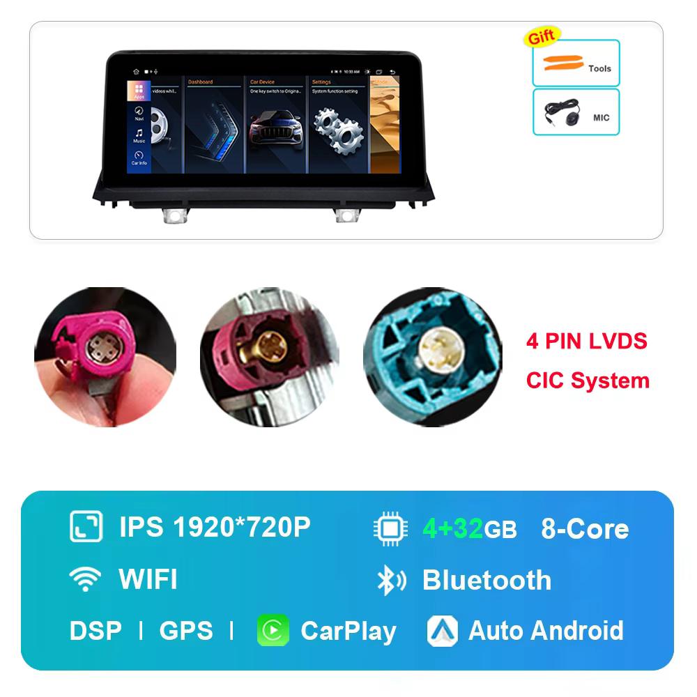 

10,25 дюйма для BMW X5 E70 X6 E71 2007 - 2013 CCC CIC система DSP стерео Android автомобильный радиоприемник мультимедийный плеер GPS HD сенсорный экран