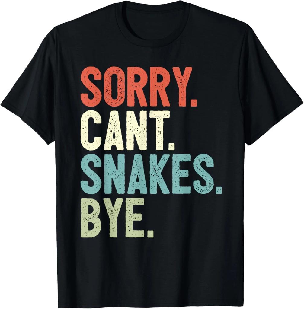 Snake Owner - Sorry Can't Snakes Bye - Humor Herpetologist T-Shirt