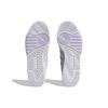 Adidas Originals Courtic Leather Slip Resistant Durable Low Top Skate Shoes Unisex Sneakers White Purple ID4079