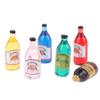 10 buc 1/12 mini sticle de băuturi pentru casă de păpuși, sticle de vin simulate, model păpușă, sufragerie, decor bucătărie, păpuși, accesorii pentru bar, jucărie