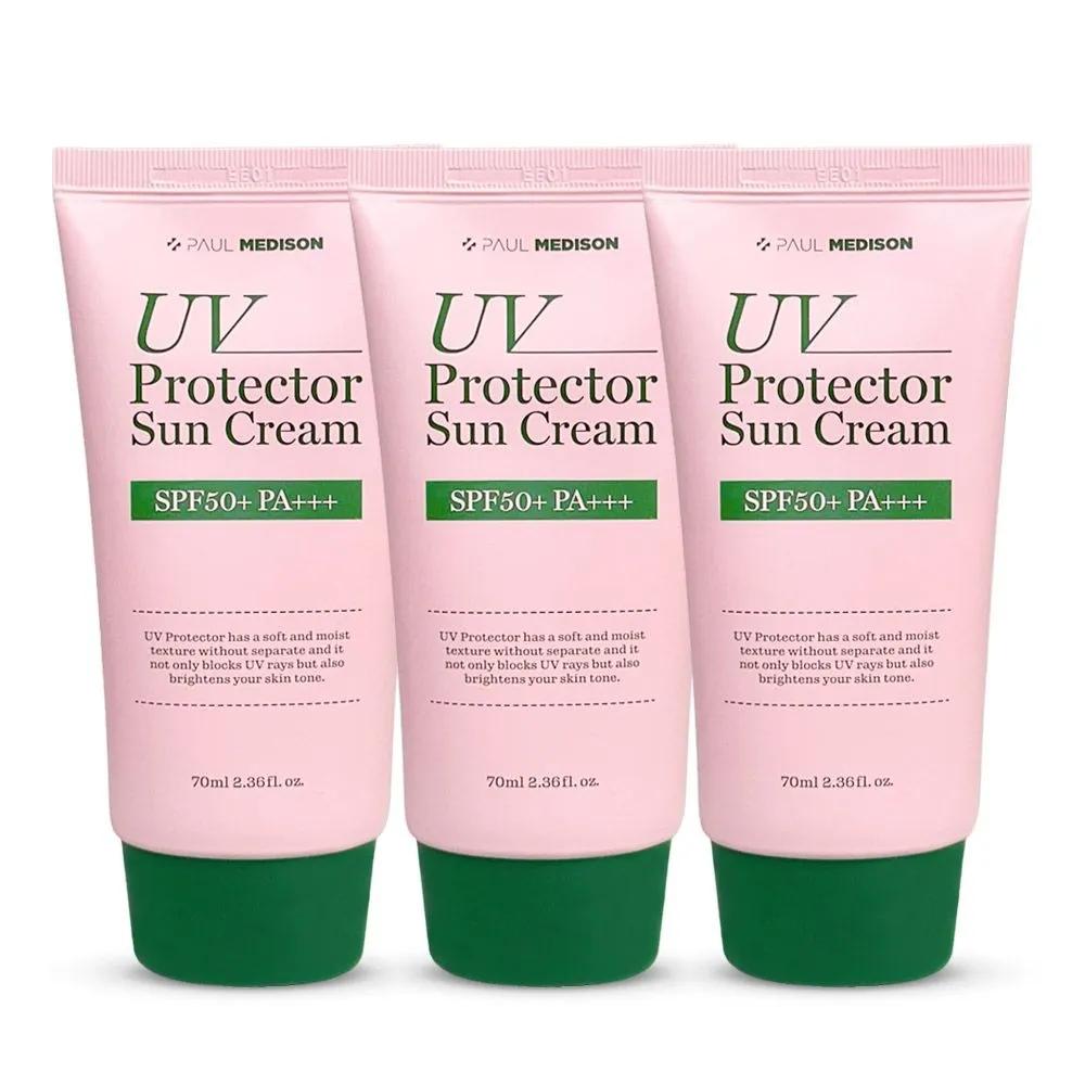 PAUL MEDISON Hydrating Moisture UV Protector Sun Cream 70ml (3 Pieces)
