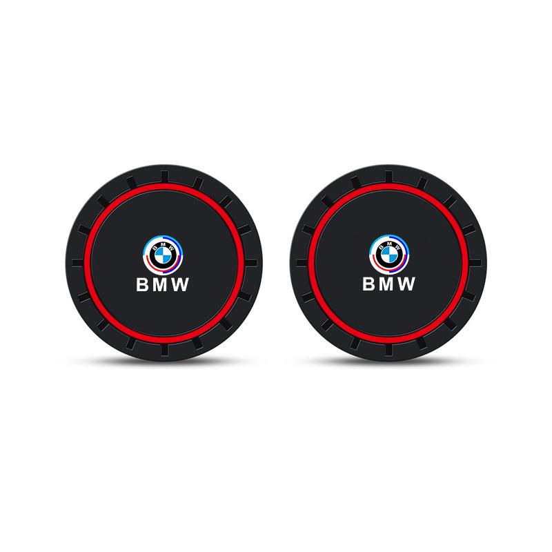 FA72pcs Car Coaster Water Cup Non-Slip Pad Silicone Mat For BMW 50th Anniversary 1 3 5 7 Series M F01 F20 F10 E46 E53 E60 E93 X1 X3