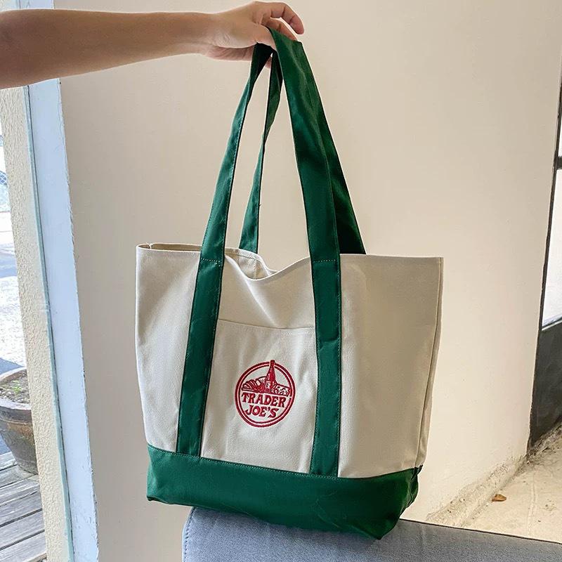 Sac fourre-tout mode écologique Trader Joe's - Sac à bandoulière en toile durable