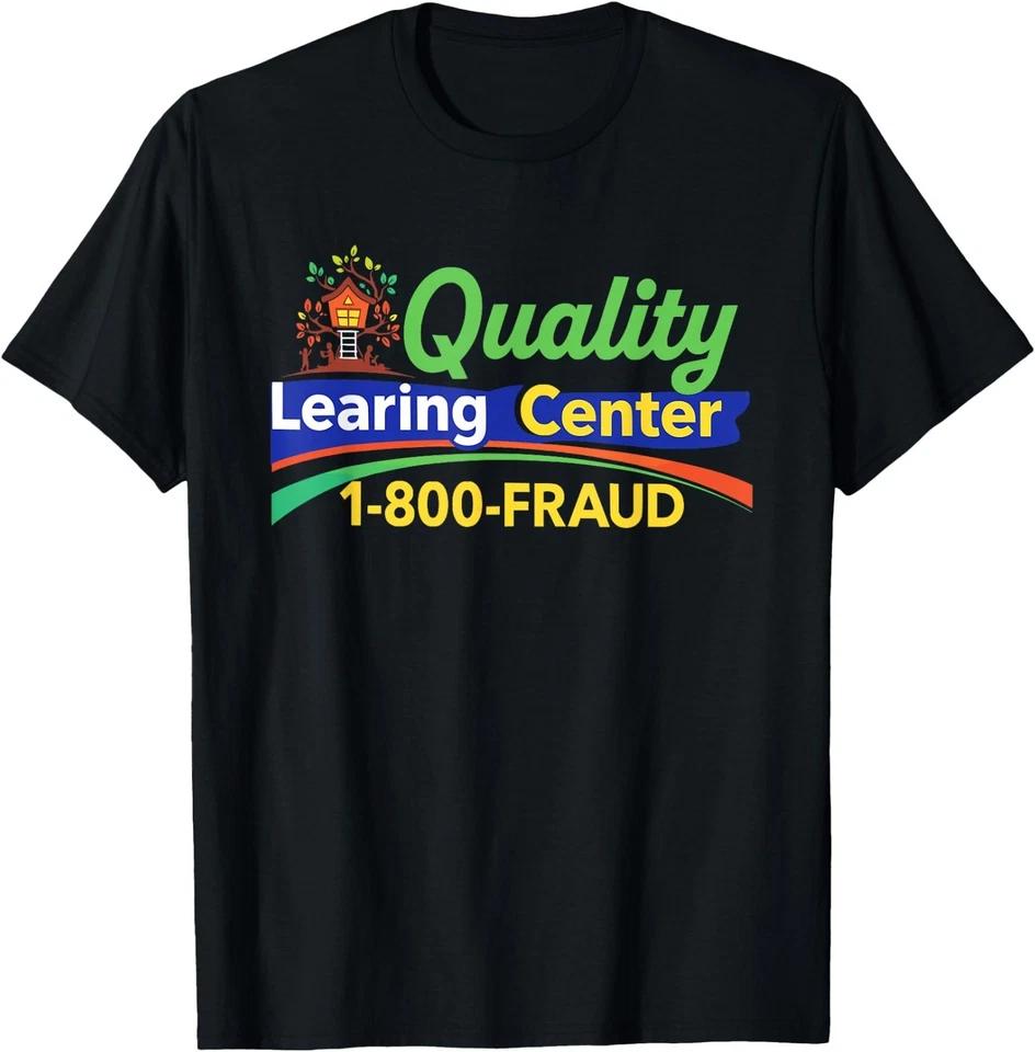Retro Funny Quality Learning Center School Quote T-Shirt M