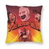 Terrifier Movie Pillow Cover Fashion Pillow Case For Living Room Sofa Square Pillowcases Birthday Present