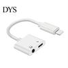 2 in 1 Dual-Port 3.5mm Jack Headphone Adapter Charge Cable for iPhone X/8/7