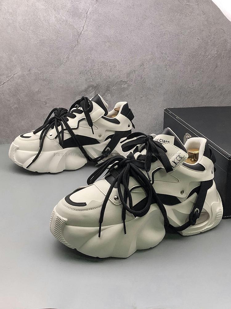 European Men's 2025 Fall/Winter Breathable Casual Sports Shoes - Air Cushion Thick Sole for Height Boost