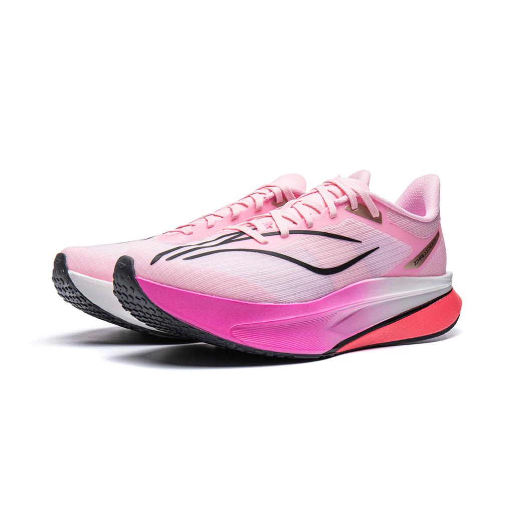 Li Ning Feidian 6 Challenger Cushioning Abrasion Resistant Low Top Casual Running Shoes Men's Pink ARMW003-11