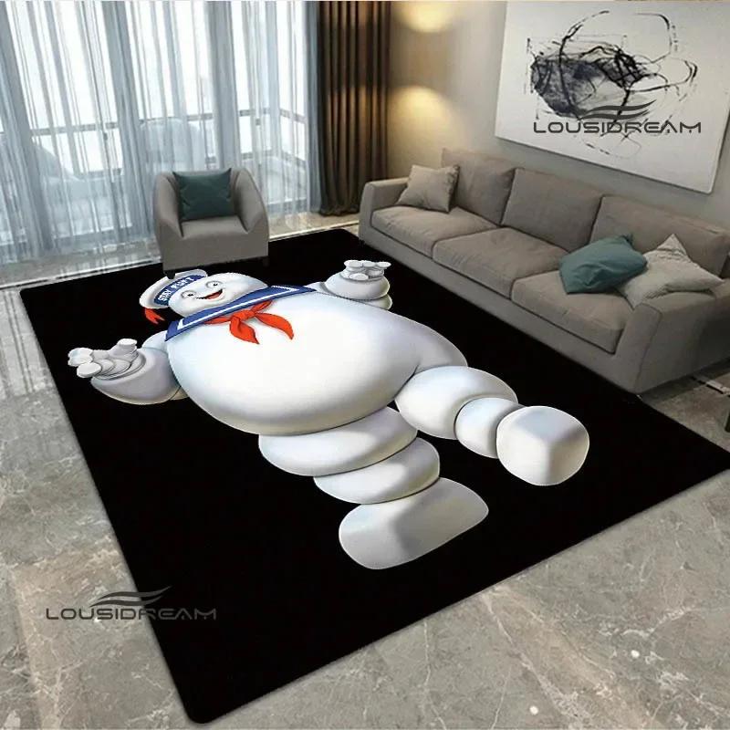 3D G-Ghostbusters Cartoon printed carpet living room bedroom carpet non-slip door mat area rug Home room decor birthday gift