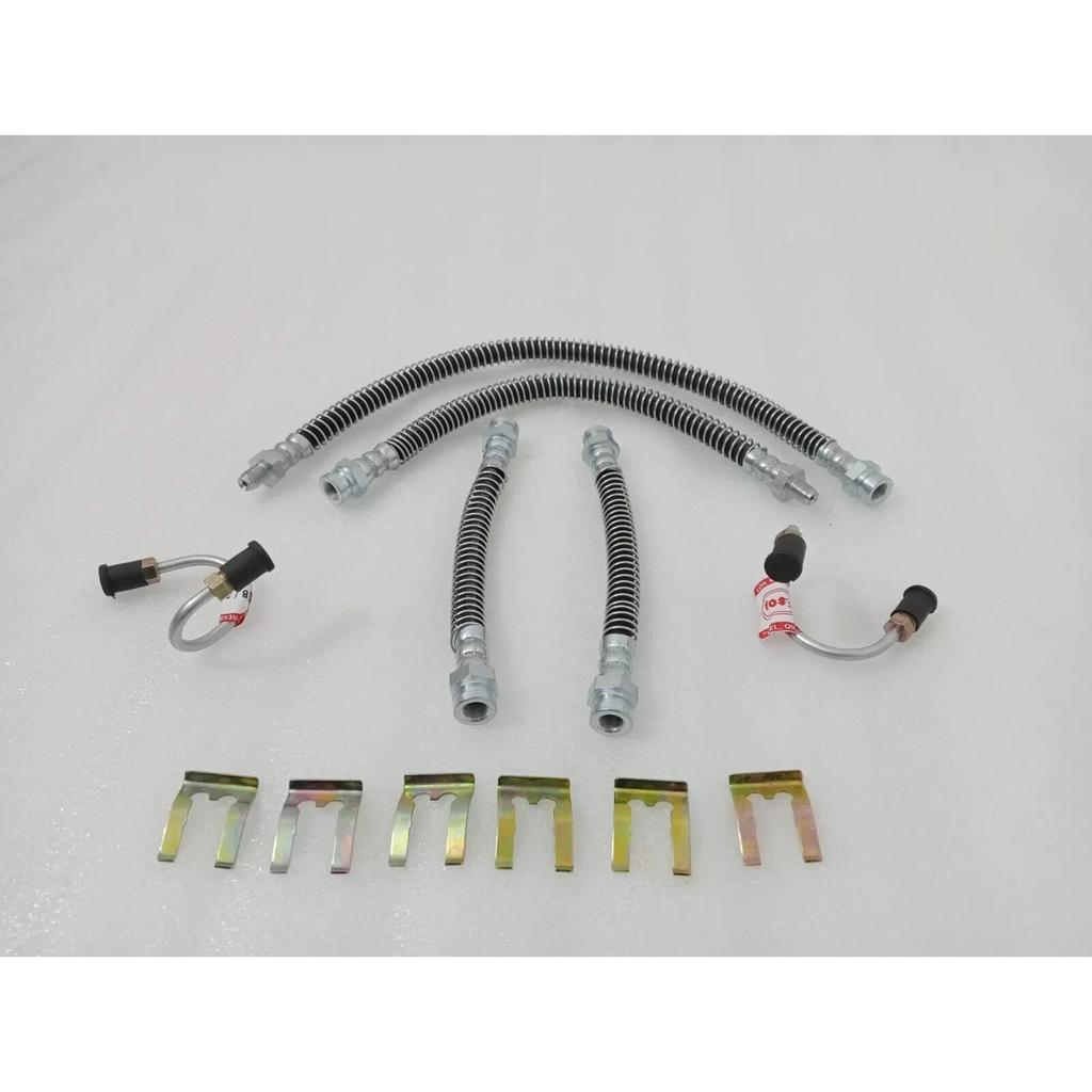 Willys Jeep MB GPW CJ2A CJ3A CJ3B M38 M38A1 Brake Hose Kit Big |Fit For3