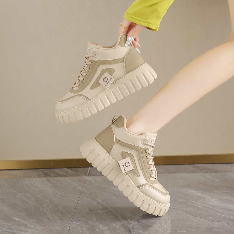 Fashion Rubber Sole High Top Women Sheos Casual Shoes Women's Sneakers Vip Sport Sneachers Donna Second Hand Sapa Sports-leisure