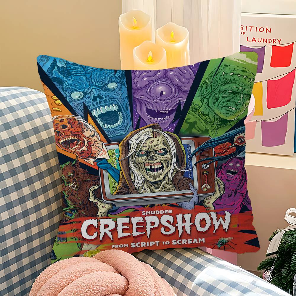 Amine C-Creepshow Personalized Pillow Dust Cover Bedroom Kids Party Decoration Pillowcase Birthday Children Gift