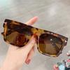 Oversized Sunglasses For Women Men Square Flat Top Big Sunglasses Male Luxury Brand Designer Trendy Shades Vintage