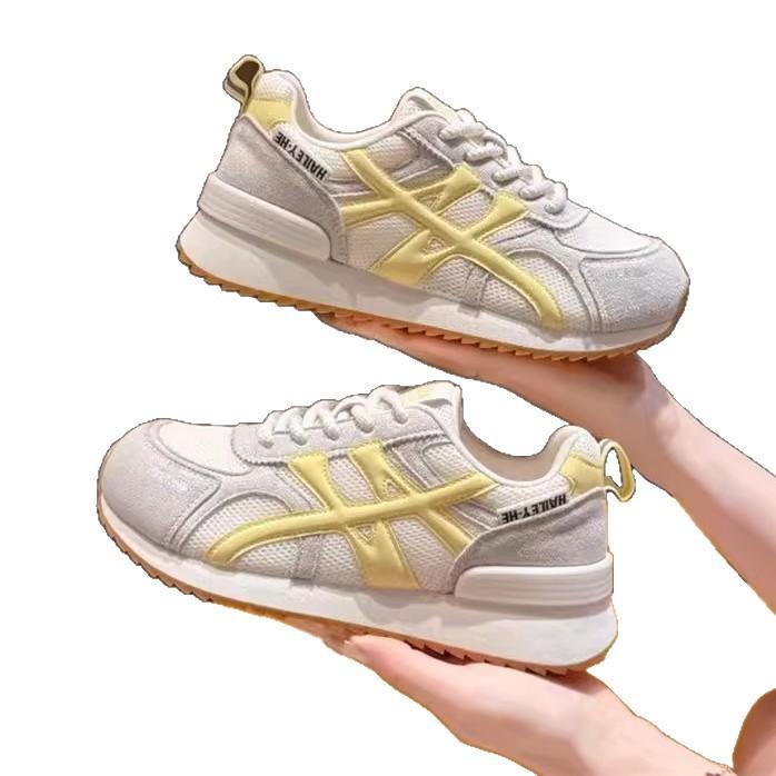 Summer German training little white shoes women's mesh breathable 2025 new versatile super fire Forrest Gump shoes casual sports running shoes