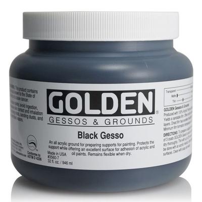 Black Gesso (Black) 946 Ml