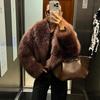 New imitation fur women's clothing thickened autumn and winter coat plush warm