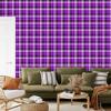 Purple Check Wallpaper - Purple, Plum, Lavender, and Graphite 50x1000