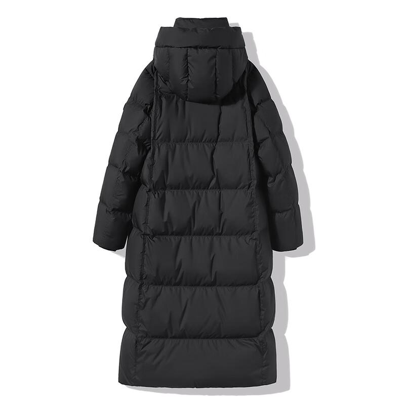 Women's 90% Down Hooded Mid-Length Winter Jacket
