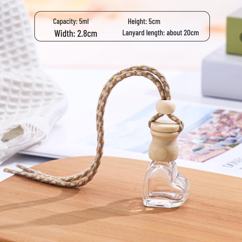 Creative Rope-Handle Glass Bottle Air Freshener and Flameless Diffuser