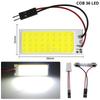 T10 C5W Car Led Cob 16/24/36/48SMD White Parking Bulb Auto Interior Reading Panel Lamp Super Bright Festoon License Plate Lights Dome Lights 6