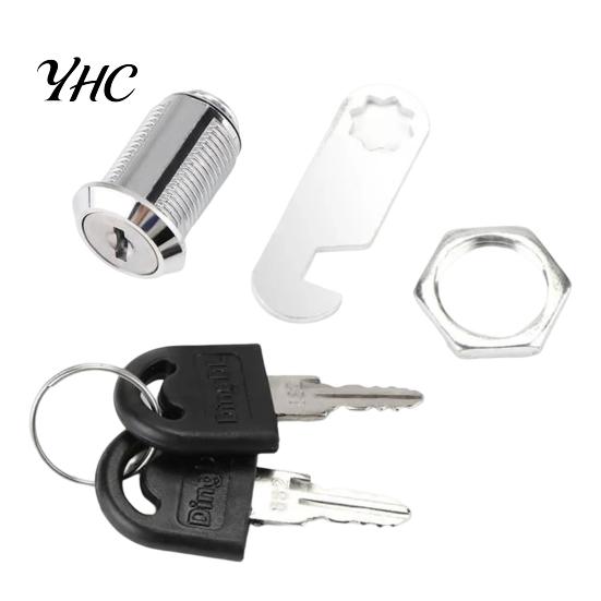 Wide Application Cam Lock File Cabinet Rust Resistant Easy To Install Sturdy Simple Operation Anti-theft Zinc Alloy Single-opening Home Supply