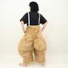 Adult Fursuit Costume Cosplay Outfit - Adorable Bunny With Floppy Ears Plush Fabric Adjustable Straps Curved Legs Anime Style