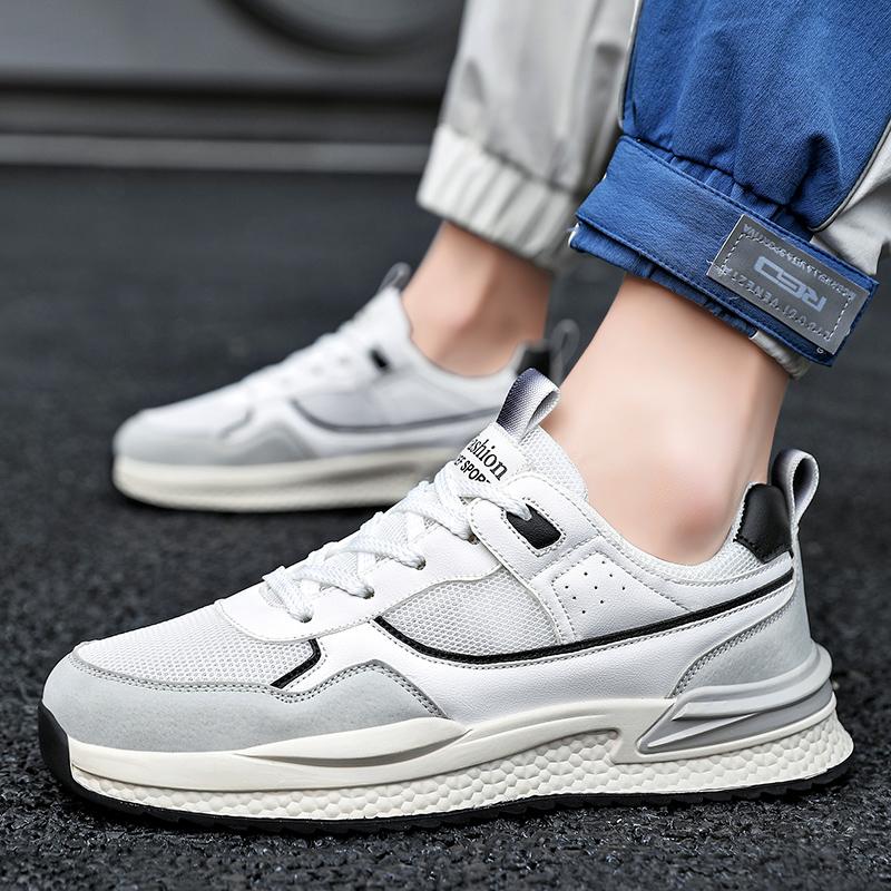 Men’s Jogging Sports Shoes Casual Street Style Running Sneakers Fashion Retro Shoes Students Large Plus Size Shoes