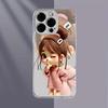 Cool Girl Pattern Phone Case iPhone 17promax 16 Pro 15 Pro 14 13 12 11 XS 14 PRO MAX 16 Plus 14Pro 12pro Soft Shell