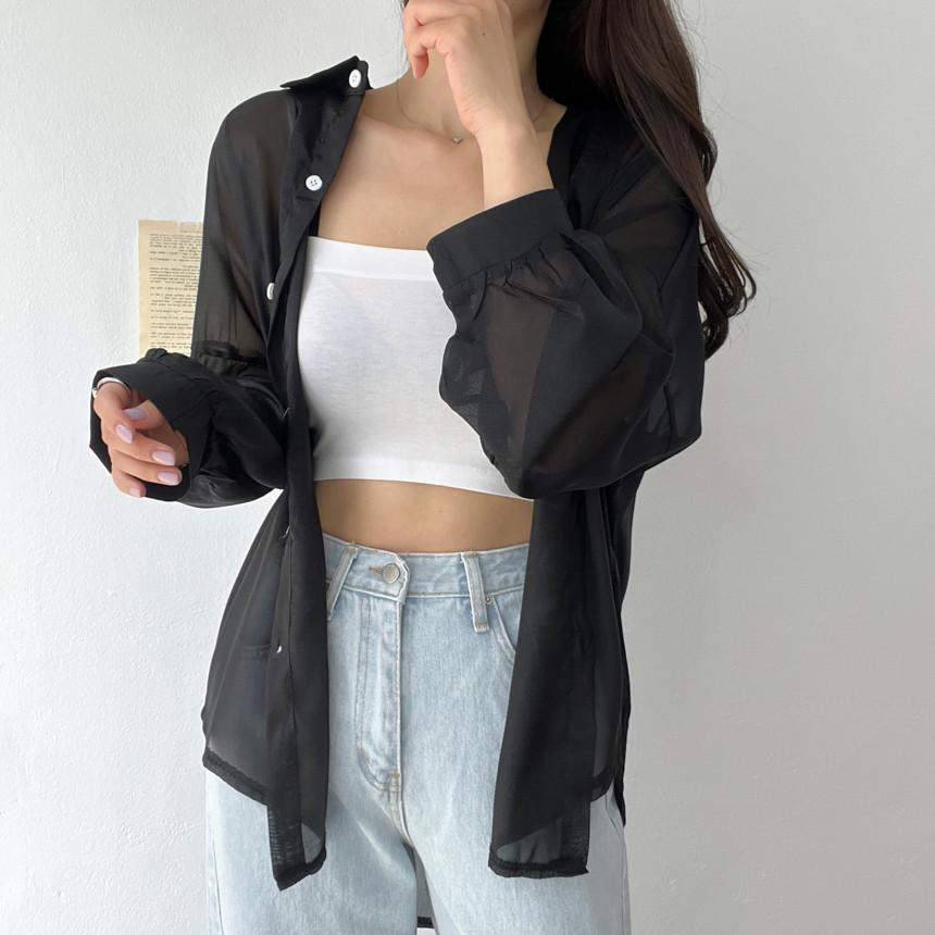 Women's Summer Cardigan – Ice Silk Sun Protection, Thin and Drapey Design Cover-up Top