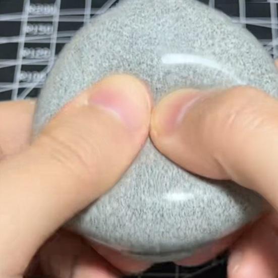 Stress Relief Stone Block Toy Portable Stretchy Hand Exercise Stress Ball Anti-anxiety Round Stone Squeeze Sensory Fidget Toy