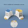 Plastic Junction Box Terminal Block Multi Outlet Terminal Block Rail Splitter Box For Electrical Installations