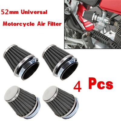 4Pcs 52Mm Universal Motorcycle Air Filter For Yamaha Xj600 Xj650 Xj700 Xj750 Xj900 Seca Maxim