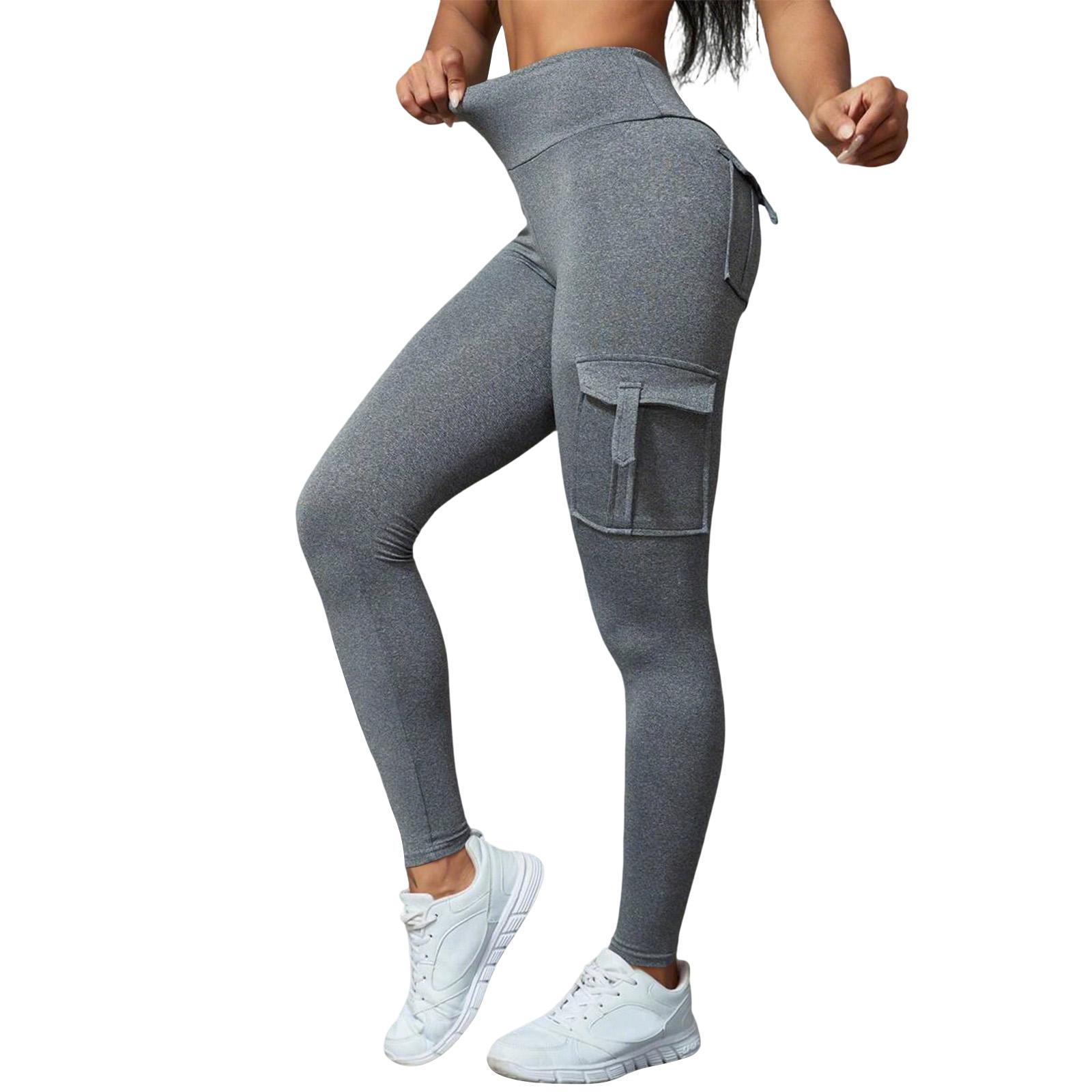 Women s Yoga Pants Casual Pants Slacks With Pockets High Waist M