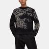Y-3 FW22 Logo Print Knit Crewneck Sweater Men sweater Black HN1977