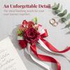European Style Wedding Decor Ribbon Bow Car Decoration Bow Floral Ornaments  Wedding Party Layout