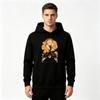 Anime Character Print Men Pullover Hoodie Casual Long Sleeve Hooded Sweatshirt For Men