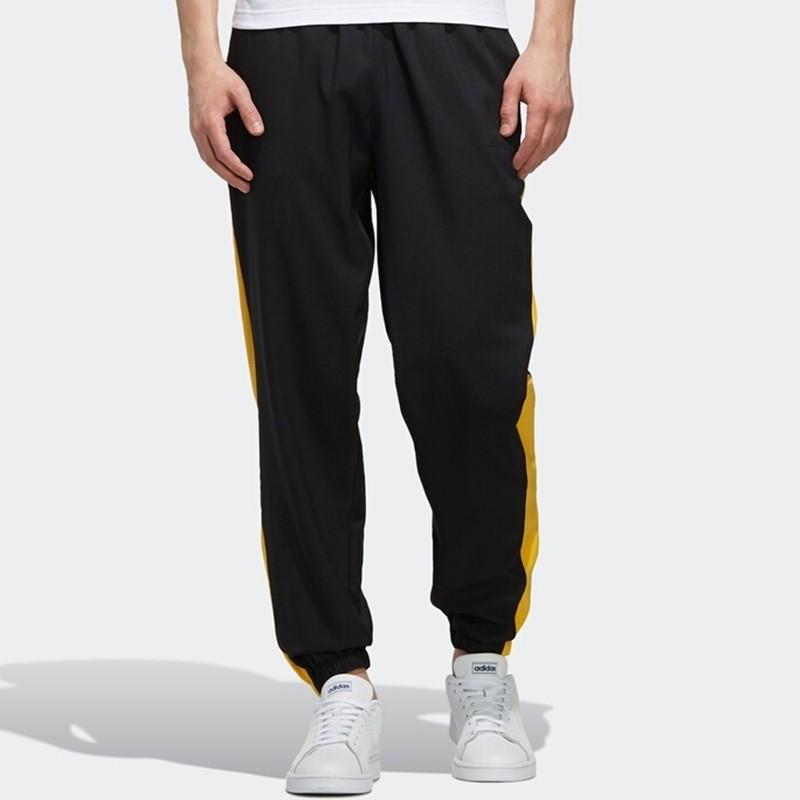 Adidas Neo Kontrastní Barva Volné Ležérní Jogger Kalhoty Pánské Spodky Černé FK9927