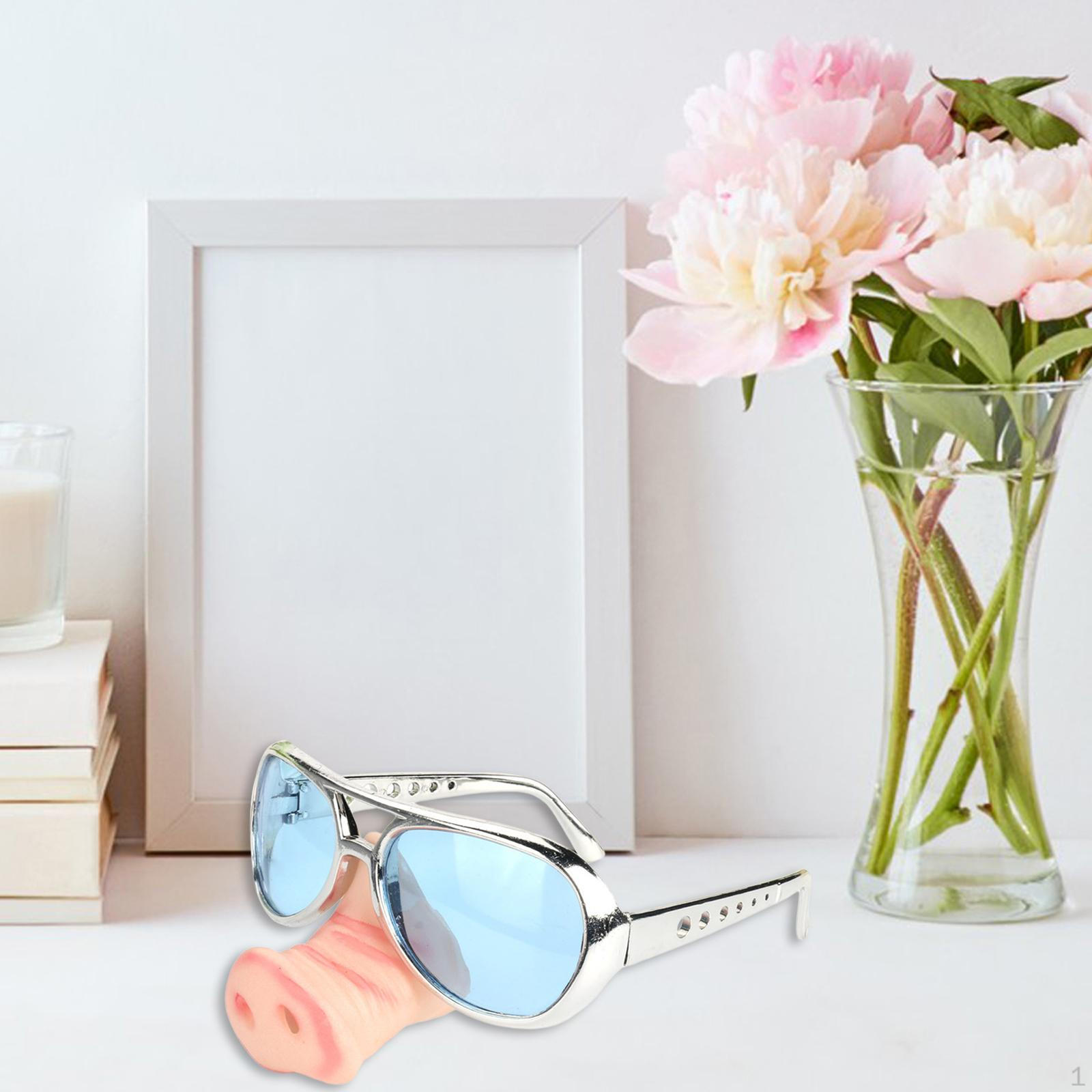 

Забавные очки в виде свиного носа для маскарадных вечеринок синий