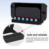 Metal Wall Mount Bracket with Game Card Slots and Joy-Con Hanger Console Holder Clip Kit Stand Storage Organizer for Switch 2