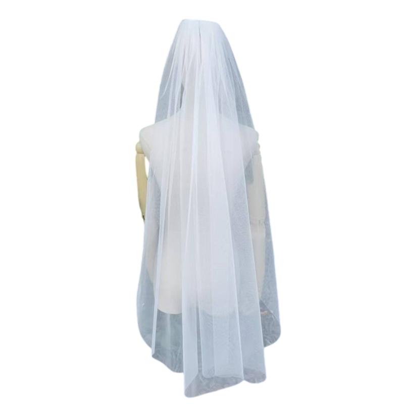 Gothicism Styles Veil Black Meshes Unique Veil Halloween Vintage Bridal Veil for Wedding Ceremonies