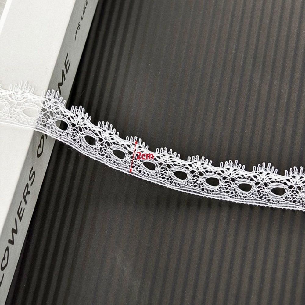 50 Meter Hohlmuster Weißes Spitzenband Weiße Farbe DIY Spitzenband Zum Geschenkverpacken
