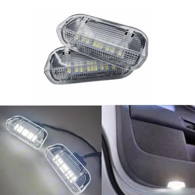 2Pcs Door Warning Welcome Courtesy Light LED Lamp Decorative Lamp for Golf 5 6 7 Mk5 Mk6 Mk7